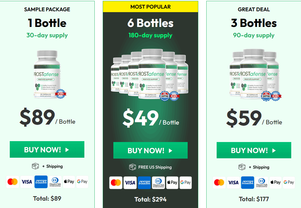 ProstAfense +Special+Price